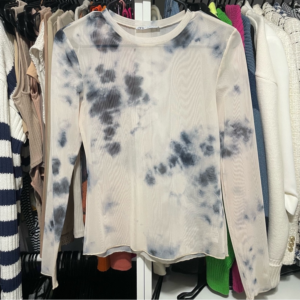 Zara mesh top